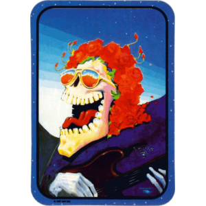 Laughing Skeleton Large Sticker 2 1/2" x 3 3/4" - Clearance