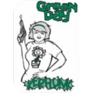 Green Day Kerplunk Large Sticker 2 1/2" x 3 3/4" - Clearance