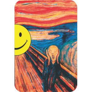 Scream Large Sticker 2 1/2" x 3 3/4" - Clearance