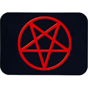 Star In Circle Large Sticker 2 1/2" x 3 3/4" - Clearance