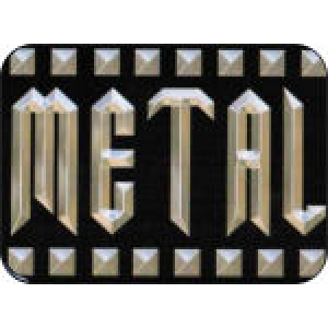 Metal Large Sticker 2 1/2" x 3 3/4" - Clearance