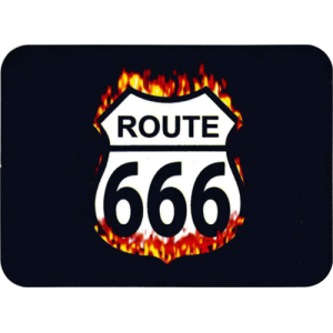 Route 666 - Mini Sticker 2" x 2 3/4" - Clearance