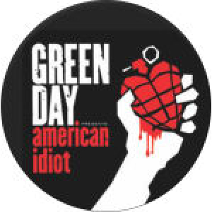 Green Day Grenade Sticker - 2 1/2" Round - Clearance