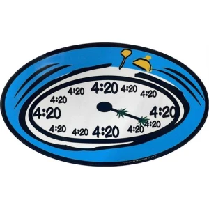 4:20 - Large - 4.5" x 6" - Sticker