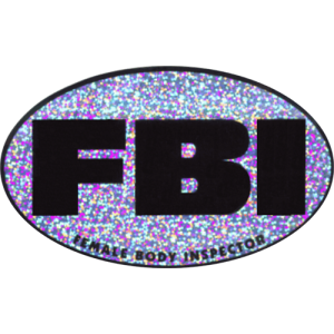 FBI - Large - 4.5" x 6" - Sticker