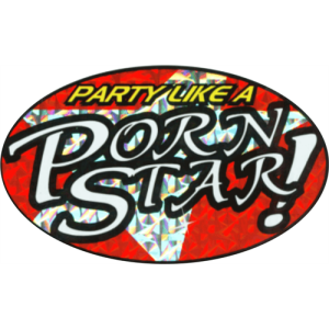 Porn Star - Large - 4.5" x 6" - Sticker