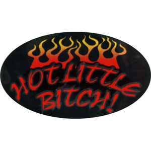 Hot Little Bitch - Large - 4.5" x 6" - Sticker