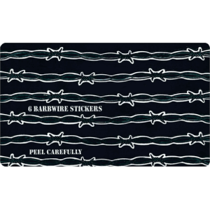 Barbed Wire - Large - 4.5" x 6" - Sticker