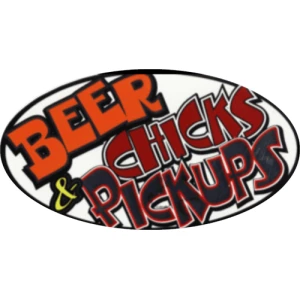 Beer, Chicks & Pickups - 3.5" x 2.5" - Sticker