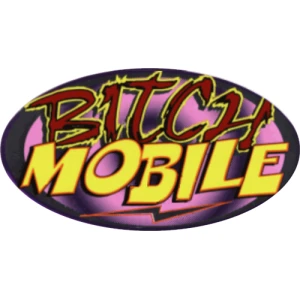 Bitch Mobile - 3.5" x 2.5" - Sticker