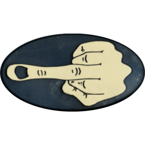 Middle Finger - 3.5" x 2.5" - Sticker