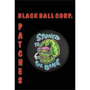 Stoned to the Bone Woven Patch - 4" Round