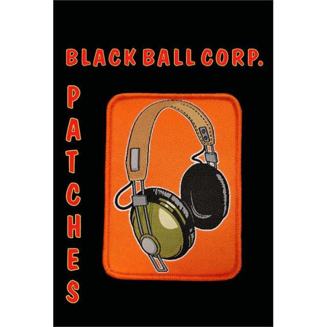 Headphones Woven Patch - Carded Image