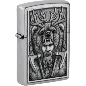Barbarian Design Street Chrome Zippo Lighter