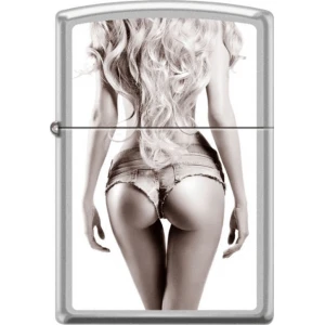 Hot Buns Chrome Zippo Lighter
