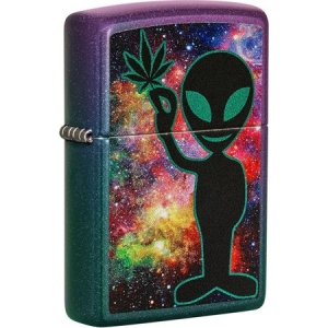 Alien Iridescent Zippo Lighter