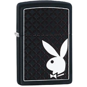 Playboy Black Matte Zippo Lighter
