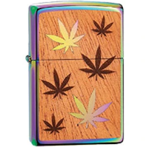 Woodchuck USA Leaves Spectrum Zippo Lighter