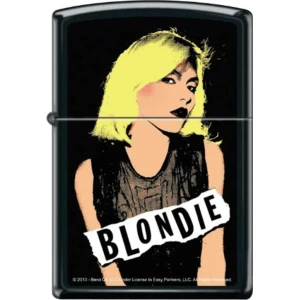 Blondie Crime - Black Matte Zippo Lighter
