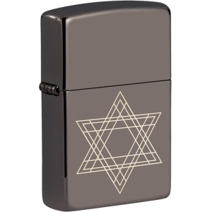 Star of David Design Zippo Lighter
