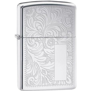 Venetian - Chrome - Engravable Zippo Lighter