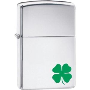A Bit O Luck - High Polish Chrome Zippo Lighter