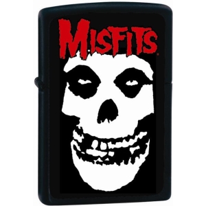 Misfits Skull Black Matte Zippo