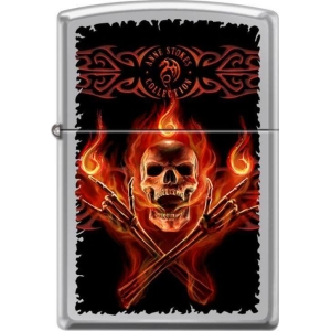 Anne Stokes High Polish Chrome Zippo