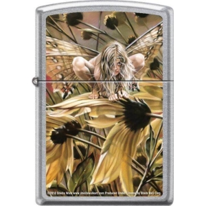 Chameleon by Sheila Wolk Brushed Chrome Zippo Lighter