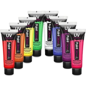 UV (Blacklight) Face Paint and UV Body Paint - 12ml