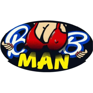 Boob Man - 3.5" x 2.5" - Sticker