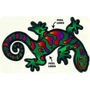 Gecko - Large - 4.5" x 6" - Sticker