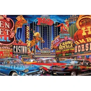 Vintage Vegas by Michael Fishel Poster - 36" x 24"