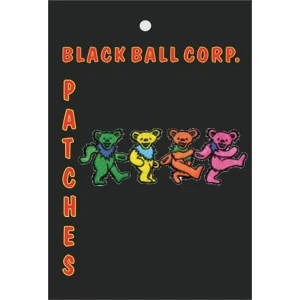 Grateful Dead Dancing Bears Embroidered Patch