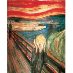 The Scream by Edvard Munch Mini Poster - 11" x 14"