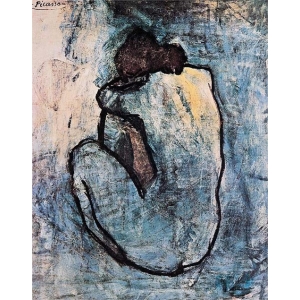 Blue Nude by Pablo Picasso Mini Poster - 11" x 14"