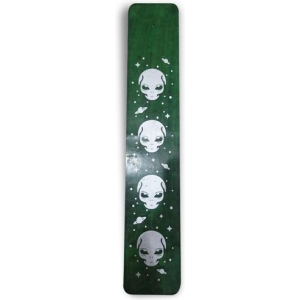 Soapstone Incense Ashcatcher - Green Alien