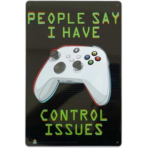 I Have Control Issues Tin Sign - 20x30cm - 7.87" x 11.81"