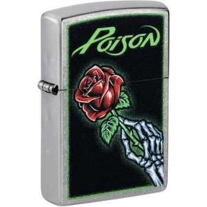 Poison Band Street Chrome Zippo Lighter