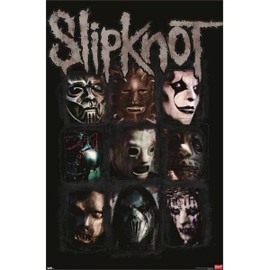 Slipknot Masks 08 Poster - 22.375" x 34"