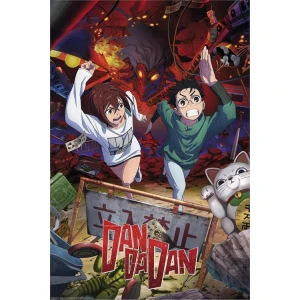 Dan Da Dan - Key art Momo & Okarun Anime Poster 24" x 36"