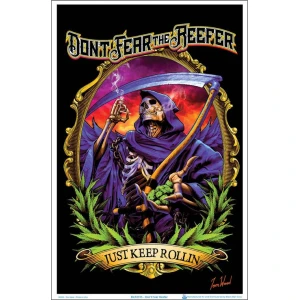 Don't Fear the Reefer by Tom Wood Blacklight Poster - 23" x 35"