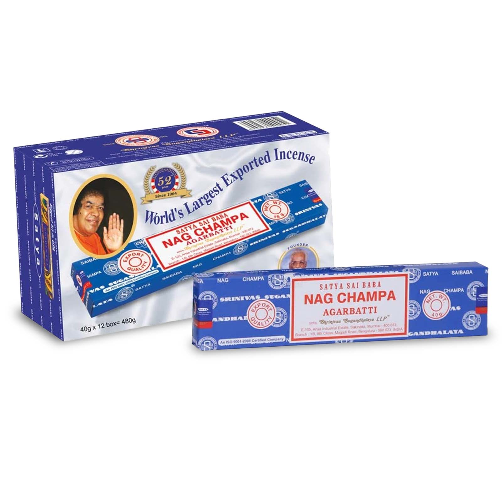 Nag Champa Fragrances - 40 Gram Size
