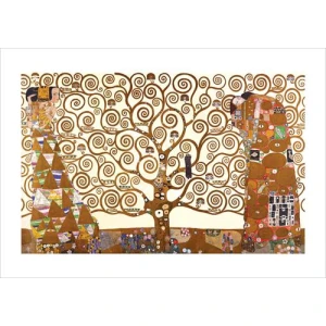 Tree of Life by Klimt Mini Poster - 14" x 11"