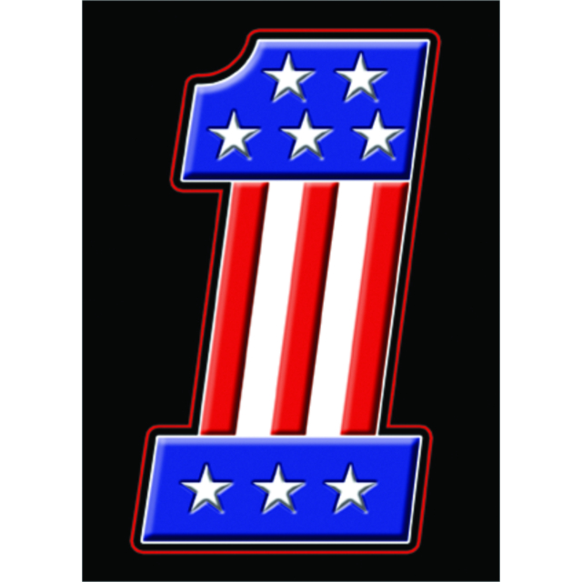#1 Flag Postcard