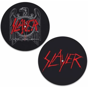 Slayer - Eagle / Scratched Logo Slipmat (2pc set) - 12