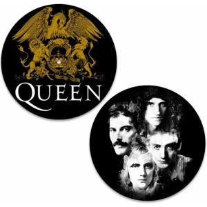 Queen - Crest & Faces Slipmat (2pc set) - 12