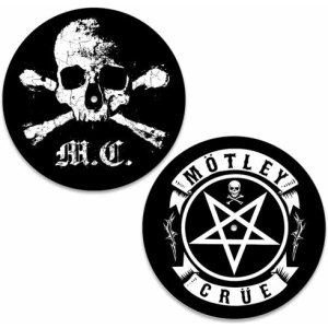 Motley Crue - Skull & Pentagram Slipmat (2pc set) - 12