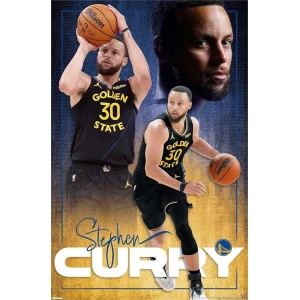 Steph Curry Sports Poster - 22.375" x 34"