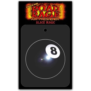 Eight Ball Road Rage® Auto Air Freshener - Black Magic Fragrance